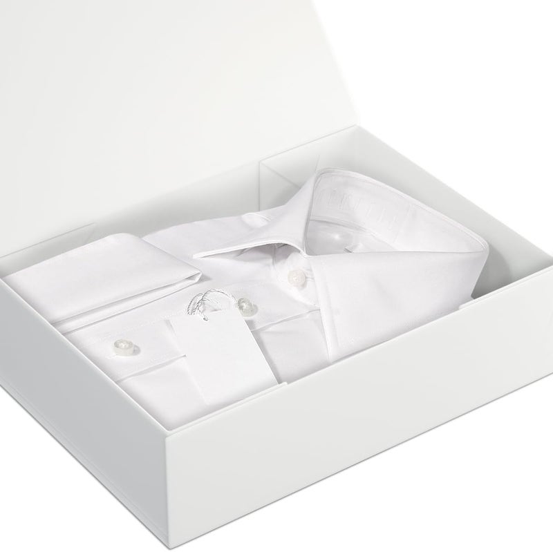 ROSTELACK White Gift Box 11.9" x 8.5" x 3.3" with Magnetic Closure Lid for Presents,Bridesmaid Gifts Boxe,Cute Box,Birthday Gift,Luxury for Gift Packaging, Magnetic Gift Boxes for Wrapping Gifts - Image 4